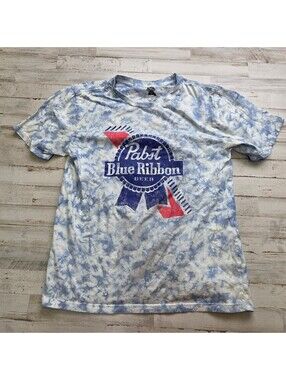 PBR Officially Licensed Tie Dye MED Grunge Street Style Pabst Blue Ribbon